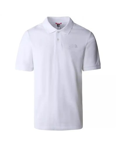 The North Face Piquet Men's Short Sleeve Polo Shirt, TNF White