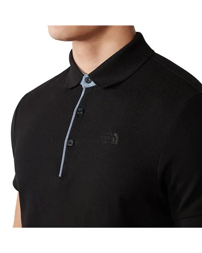The North Face Premium Piquet Polo Maniche Corte Uomo, TNF Black