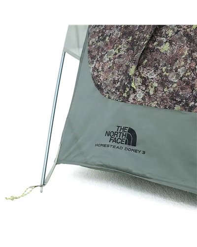 The North Face Homestand Domey 3-persons Tent, Rose Dawn Lichen LRG Print/Agave Green