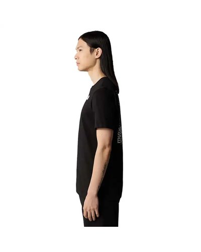 The North Face Foundation Graphic FlashDry Maglia Maniche Corte Uomo, TNF Black/Optic Blue