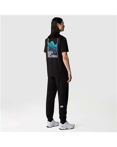 The North Face Foundation Graphic FlashDry Maglia Maniche Corte Uomo, TNF Black/Optic Blue