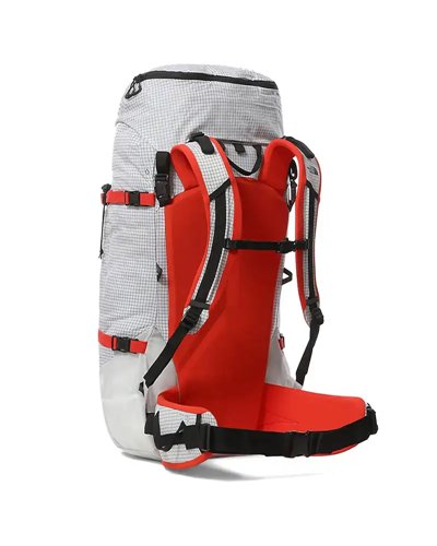 The North Face Cobra Mountaineering Backpack 65 Liters, TNF White/Raw Undyed