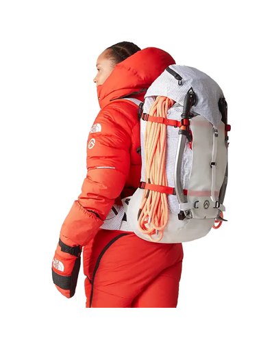 The North Face Cobra Zaino Alpinismo 65 Litri, TNF White/Raw Undyed