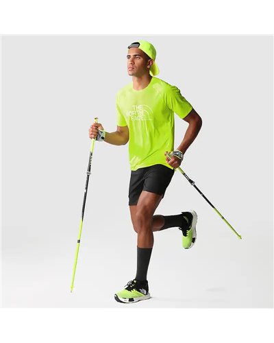 The North Face Summit High Trail Maglia Maniche Corte Running Uomo, LED Yellow