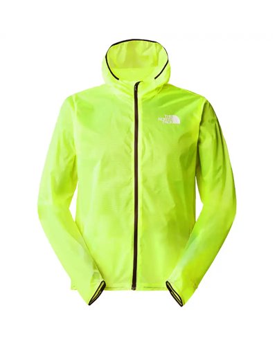 The North Face Summit Superior Men's Windproof Packable Running Jacket, LED Yellow