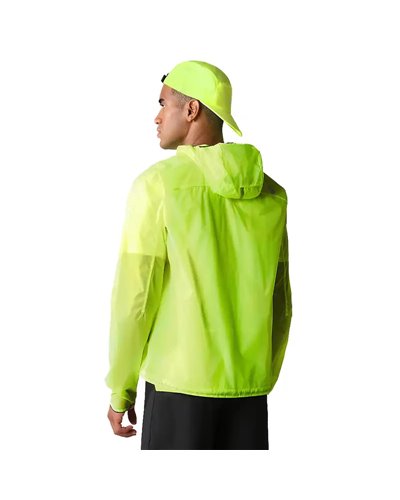 The North Face Summit Superior Men's Windproof Packable Running Jacket, LED Yellow