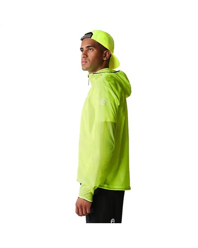 The North Face Summit Superior Men's Windproof Packable Running Jacket, LED Yellow