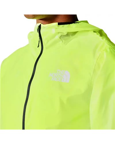 The North Face Summit Superior Men's Windproof Packable Running Jacket, LED Yellow
