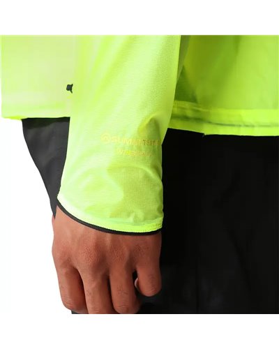 The North Face Summit Superior Men's Windproof Packable Running Jacket, LED Yellow