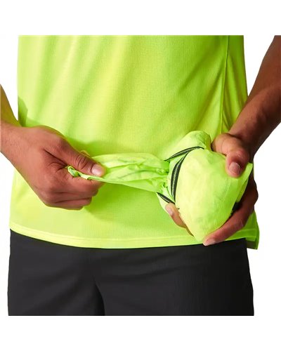 The North Face Summit Superior Men's Windproof Packable Running Jacket, LED Yellow