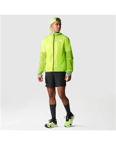 The North Face Summit Superior Men's Windproof Packable Running Jacket, LED Yellow