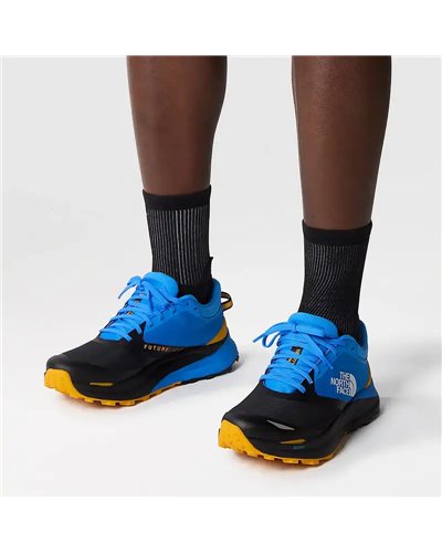 The North Face Vectiv FutureLight Enduris III Men's Waterproof Trail Running Shoes, TNF Black/Optic Blue