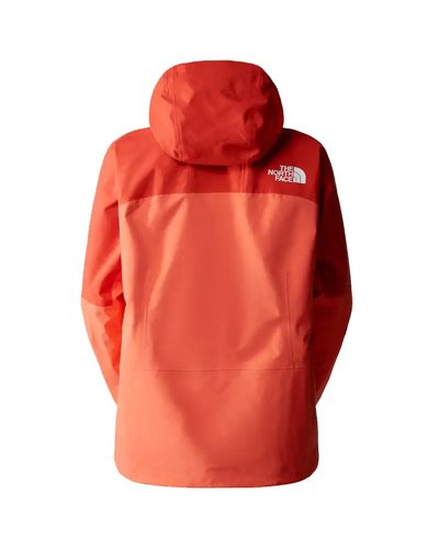 The North Face Summit Pumori Pro GTX Gore-Tex Women's Waterproof Jacket, Radiant Orange/Auburn Glaze