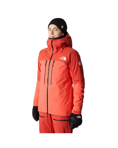 The North Face Summit Pumori Pro GTX Gore-Tex Giacca Impermeabile Donna, Radiant Orange/Auburn Glaze
