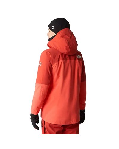The North Face Summit Pumori Pro GTX Gore-Tex Women's Waterproof Jacket, Radiant Orange/Auburn Glaze