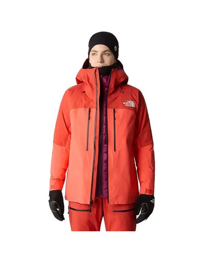 The North Face Summit Pumori Pro GTX Gore-Tex Giacca Impermeabile Donna, Radiant Orange/Auburn Glaze