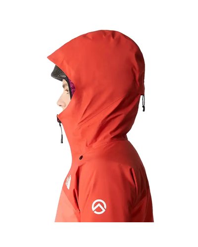 The North Face Summit Pumori Pro GTX Gore-Tex Giacca Impermeabile Donna, Radiant Orange/Auburn Glaze