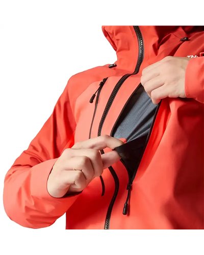 The North Face Summit Pumori Pro GTX Gore-Tex Giacca Impermeabile Donna, Radiant Orange/Auburn Glaze