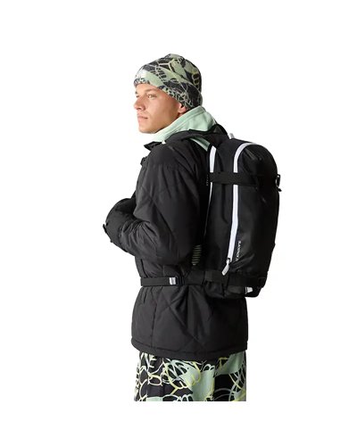 The North Face Slackpack 2.0 Ski Mountaineering Hydration Compatible Backpack, TNF Black/TNF White