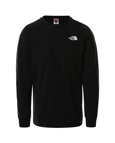 The North Face Simple Dome Maglia Maniche Lunghe Uomo, TNF Black
