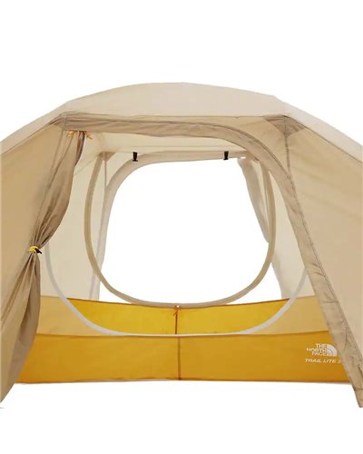 The North Face Trail Lite 3-persons Tent, Khaki Stone/Arrowwood Yellow