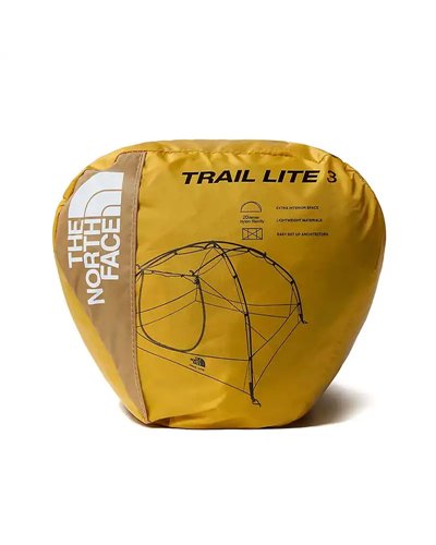 The North Face Trail Lite 3-persons Tent, Khaki Stone/Arrowwood Yellow