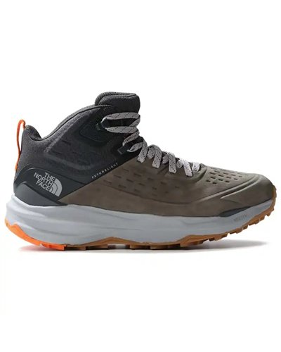 The North Face Vectiv Exploris II Mid Nabuk Scarponi Trekking Uomo, New Taupe Green/Asphalt Grey