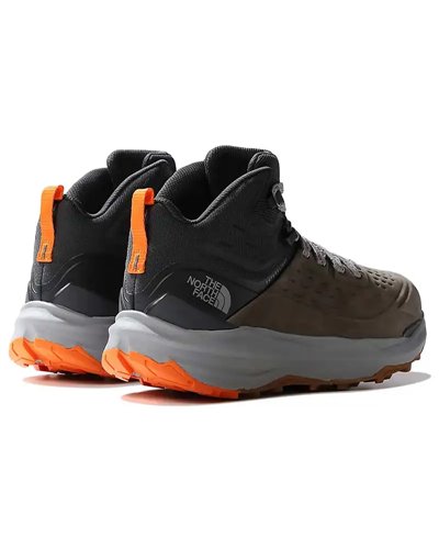 The North Face Vectiv Exploris II Mid Nabuk Scarponi Trekking Uomo, New Taupe Green/Asphalt Grey