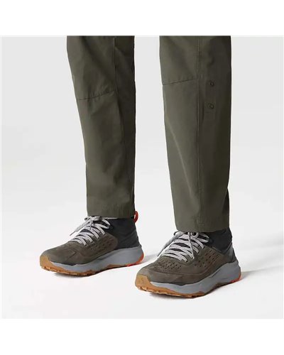 The North Face Vectiv Exploris II Mid Nabuk Scarponi Trekking Uomo, New Taupe Green/Asphalt Grey