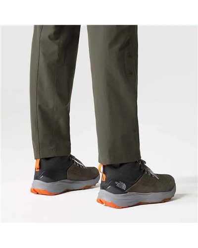 The North Face Vectiv Exploris II Mid Nabuk Scarponi Trekking Uomo, New Taupe Green/Asphalt Grey