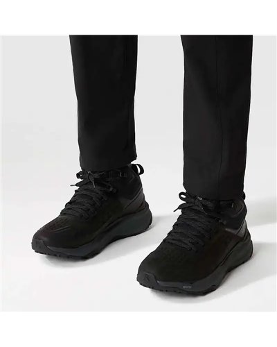 The North Face Vectiv Exploris II Mid Nabuk Scarponi Trekking Uomo, TNF Black/Vanadis Grey