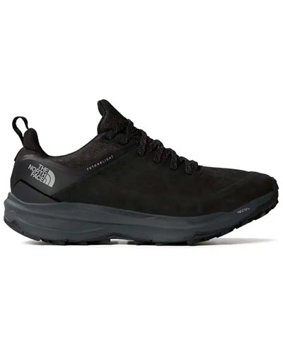 The North Face Vectiv Exploris II Men's Hiking Nubuk Leather Shoes, TNF Black/Vanadis Grey