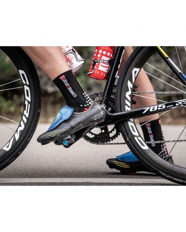 Compressport Pro Racing V3.0 Bike Compression Socks, Black/Red
