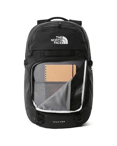 The North Face Router Backpack 40 Liters 13" Laptop Compatible, TNF Black/TNF Black