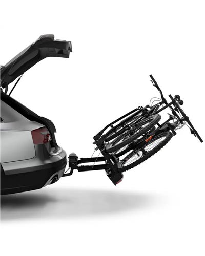 Thule VeloSpace XT 2 938 13 Pin Plug Towbar Bike Rack, Black (2 Bikes)