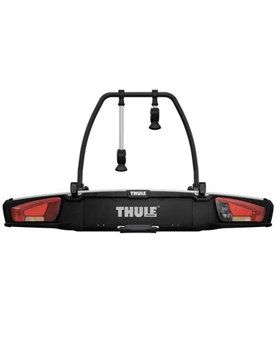 Thule VeloSpace XT 2 938 13 Pin Plug Towbar Bike Rack, Black/Aluminium (2 Bikes)