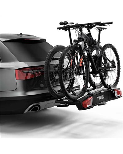 Thule VeloSpace XT 2 938 13 Poli Portabici Posteriore Gancio Traino, Nero/Alluminio (2 Bici)