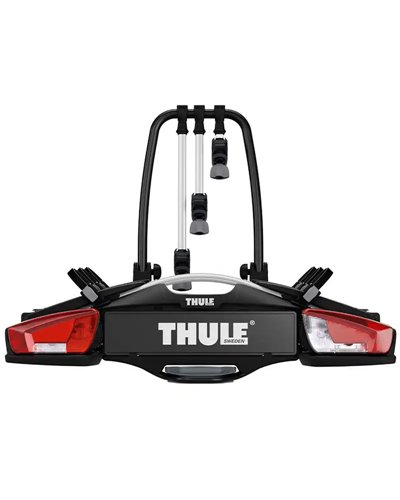Thule Velocompact 3 926 13 Poli Portabici Posteriore Gancio Traino, Alluminio/Nero (3 Bici)