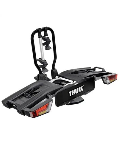 Thule Easyfold XT 2 F 13 Pin Plug Foldable Towbar Bike Rack Fix4Bike 9655, Aluminium (2 Bikes)
