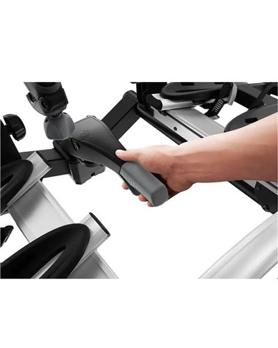 Thule Velocompact 3 F 13-pin Towbar Bike Rack Fix4Bike 9615, Black/Aluminum (3 Bikes)