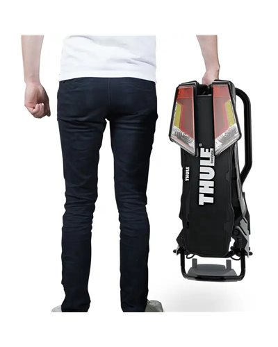 Thule Easyfold XT 2 933 13 Poli Portabici Posteriore Richiudibile Gancio Traino, Nero (2 Bici)