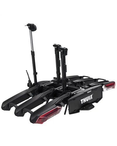 Thule Epos 3 979 13 Pin Plug Foldable Towbar Bike Rack, Black (3 Bikes)
