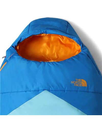 The North Face Wasatch Pro Kids -7°C Sleeping Bag Regular - Right, Hero Blu/Norse Blue