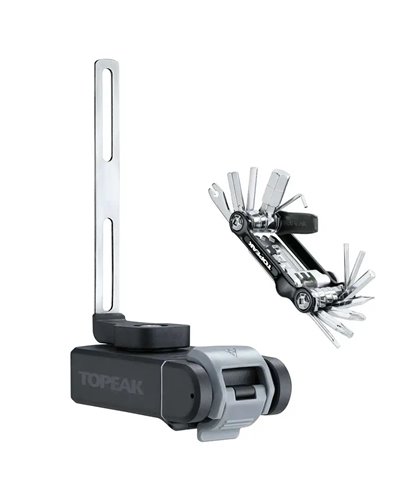 Topeak Ninja T Supporto Portaborraccia + Set Attrezzi MTB