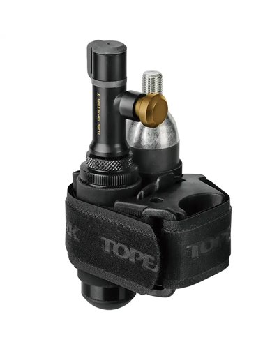 Topeak Tubi Master X Kit Riparazione e Gonfiaggio Tubeless (1 Cartuccia CO2 da 25 g Inclusa)