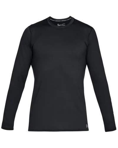 Under Armour Fitted ColdGear Crew Men's Long Sleeve Baselayer, Black