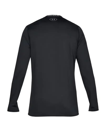 Under Armour Fitted ColdGear Crew Men's Long Sleeve Baselayer, Black