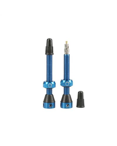 Tubolight Coppia Valvole Tubeless 50mm, Blu