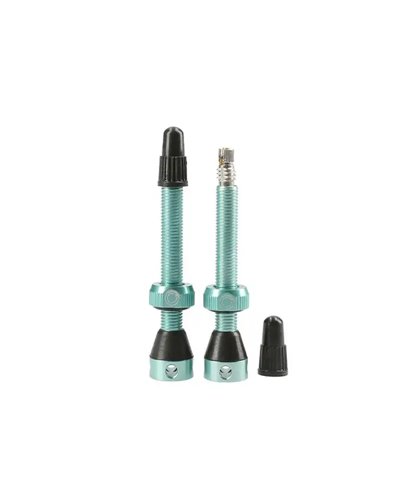 Tubolight Tubeless Valve 50mm, Turquoise (Pair)