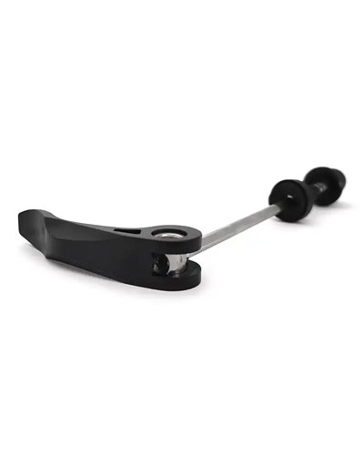 TranzX Sgancio Rapido Ruota Anteriore CR-MO 110mm Alluminio, Nero